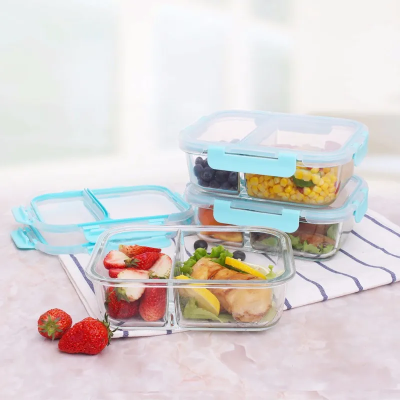 Glass Lunch Box Compartment Durable - Buy Glass Lunch Box Compartment ...