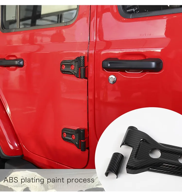 Car Door Hinge Cover Trim Accessories For Jeep Wrangler Jl 2018+ Buy