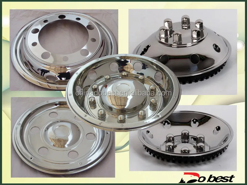 Stainless Steel Wheel Covers for Toyota Coaster Bus