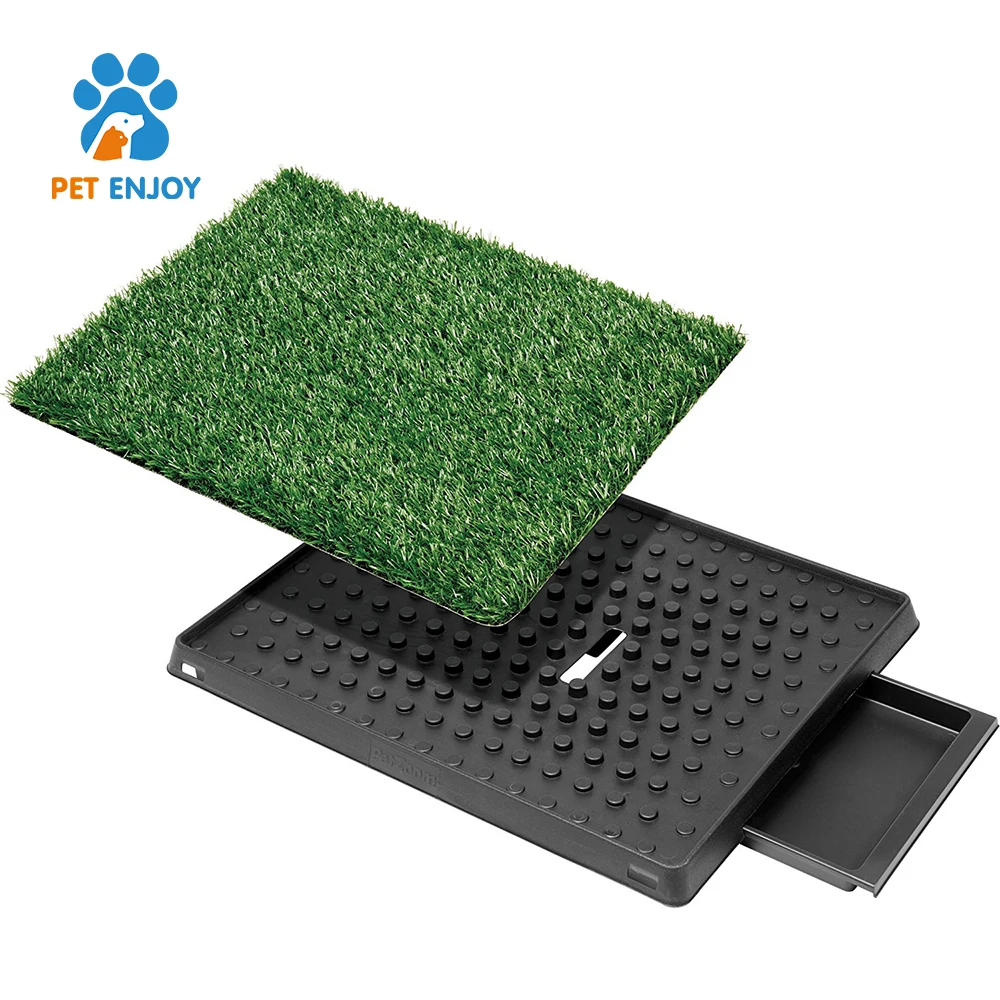 Amazon 2018 top seller indoor 20*25" dog letter boxes pet toilet mat potty patch pads dog potty grass large