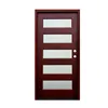 Interior Solid Composite Wood doors internal glazed white
