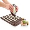 High Qualtity Decorative Silicone Cake Muffin Macaroon Macaron Piping icing Baking Tool Pot 4 Nozzles Set