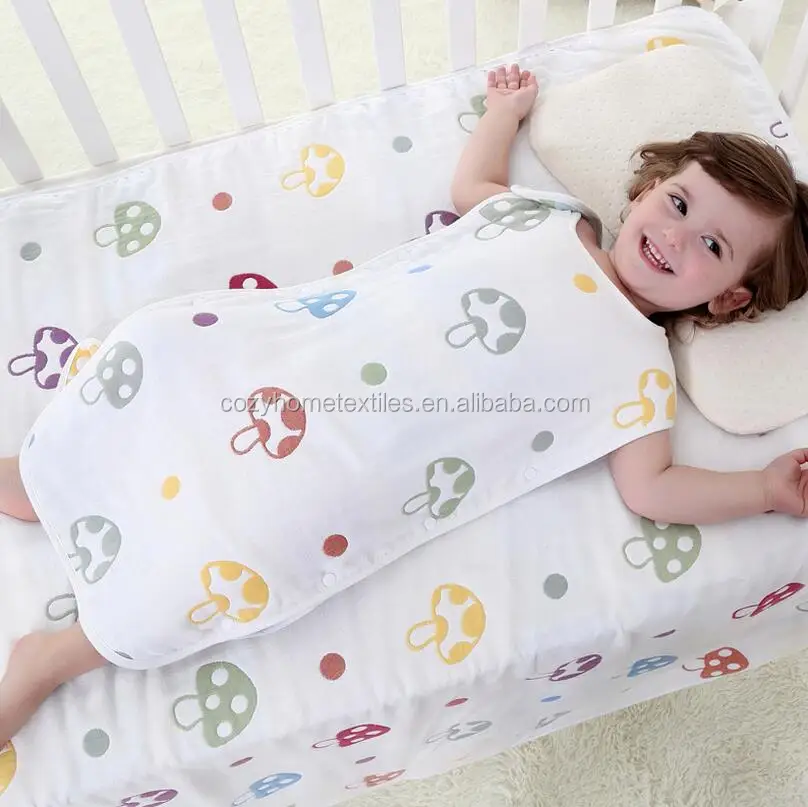 2017 Top Quality Breathable Organic Cotton Perfect For Swaddling And