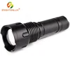 Zoom 3*AAA Battery Tail Press Button 5Modes Aluminum High Power Led Focus Flashlight