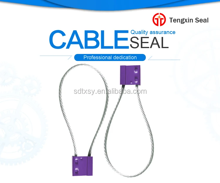 High Stable Stainless Steel Cable Clamp Seal Customs Metal Wire Seal