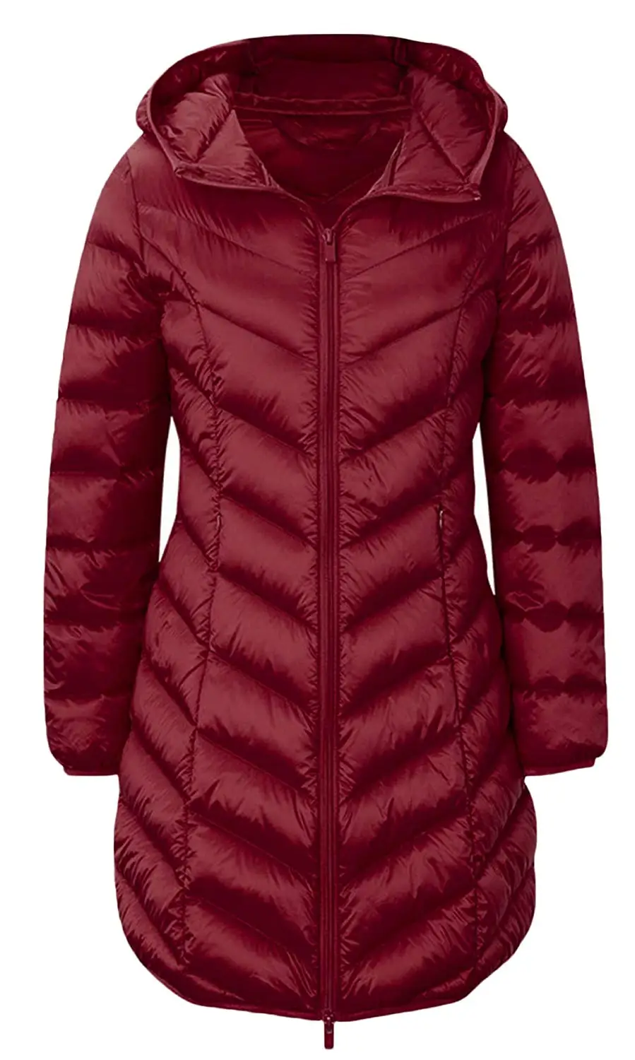 women's lightweight quilted jacket with hood