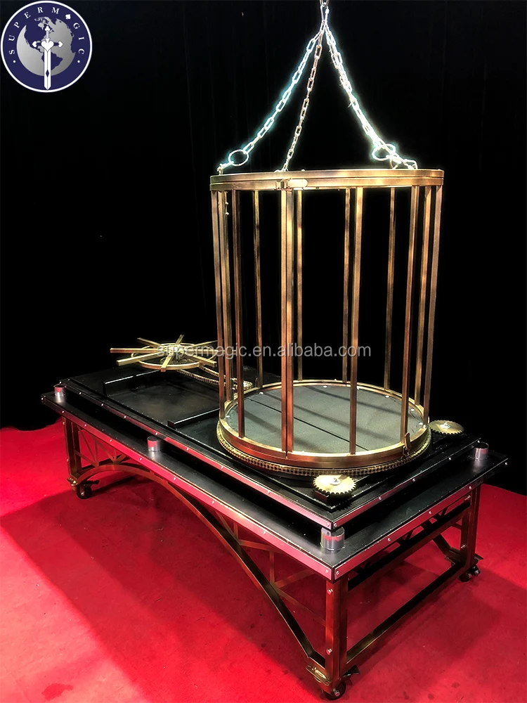 B311 High Quality Stage Magic Tricks Hoisting Cage To Escape Magic Tricks And Illusions Buy
