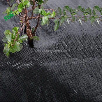 110gsm Agricultural Black Pp Woven Weed Mat Roll 1.8m X 50m,Plastic ...