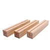 OEM High Precision clear varnish small turned Red Oak wood parts For Office Desk