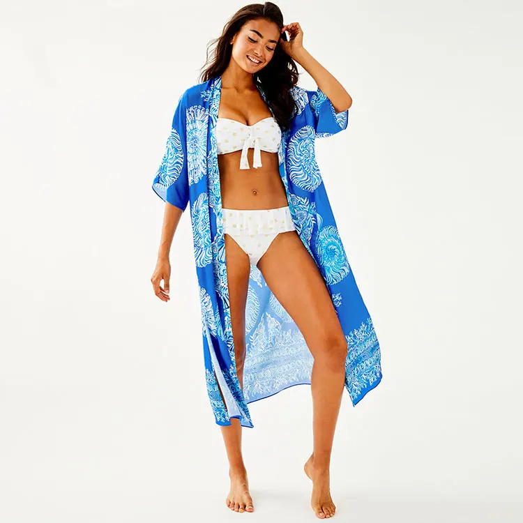 Smock Kaftan Beach Swim Blouse 
