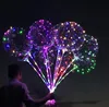 bobo balloon led light flashing handle 20inch