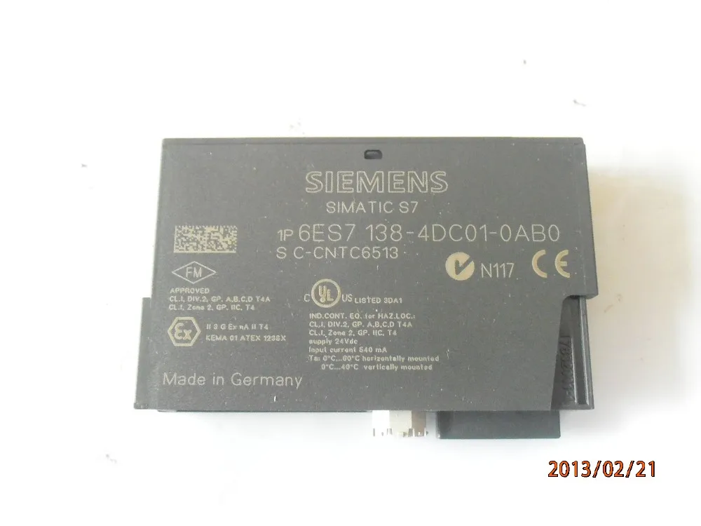 Siemens 6ES7 193-4CF50-0AA0 Siemens 6ES7 138-4FB00-0AB0 6ES7138-4FB00-0AB0
