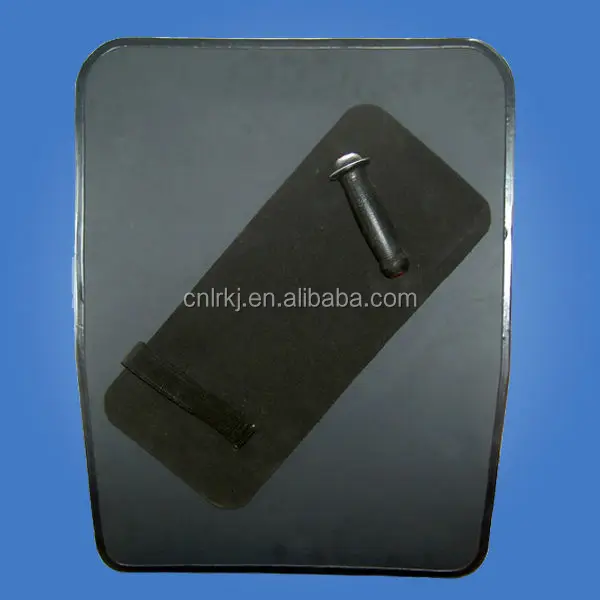 Nijiiia/iii/iv Handheld Police Bullet Proof Ballistic Riot Shield Sale With Ballistic Glass