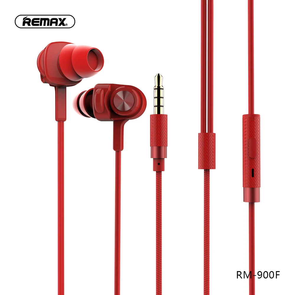 Original remax rm-900f cÃ³ dÃ¢y trong tai tai nghe tai nghe