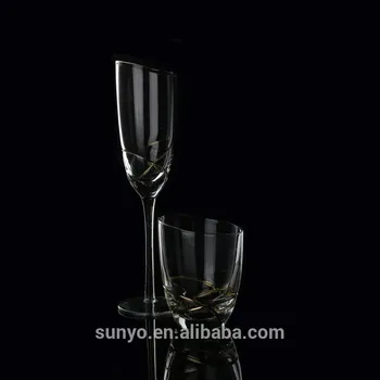 swirl champagne flutes