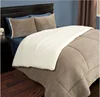 China wholesale comforter Lavish Home 3 Piece Sherpa/flannel Fleece Comforter Set