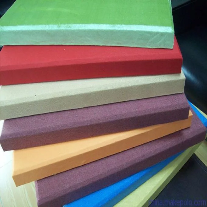 Fabric Covered Fiberglass Acoustic Panel For Church - Buy Fabric