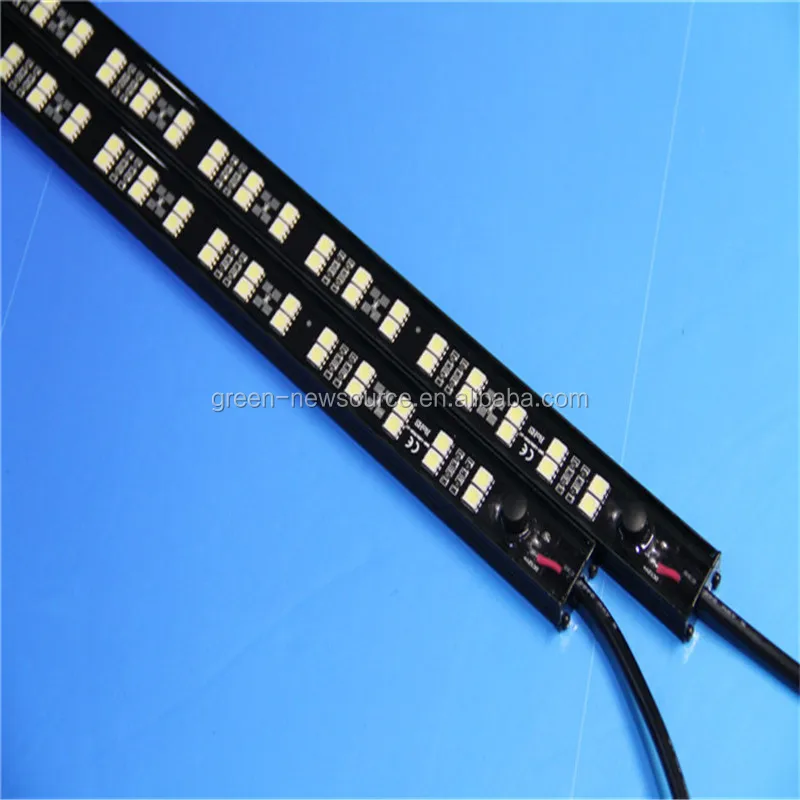 Super Bright Double Row 5050SMD 12Volt 24Volt Led Waterproof Rigid Strip Light Bar 6000K Cold White +On/Off Switch