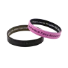 Gym Sports Wrist Band Maker Custom Printed Brand Name Logo Soft Rubber 1 Inch Wristbands Create Your Own Silicone Bracelet