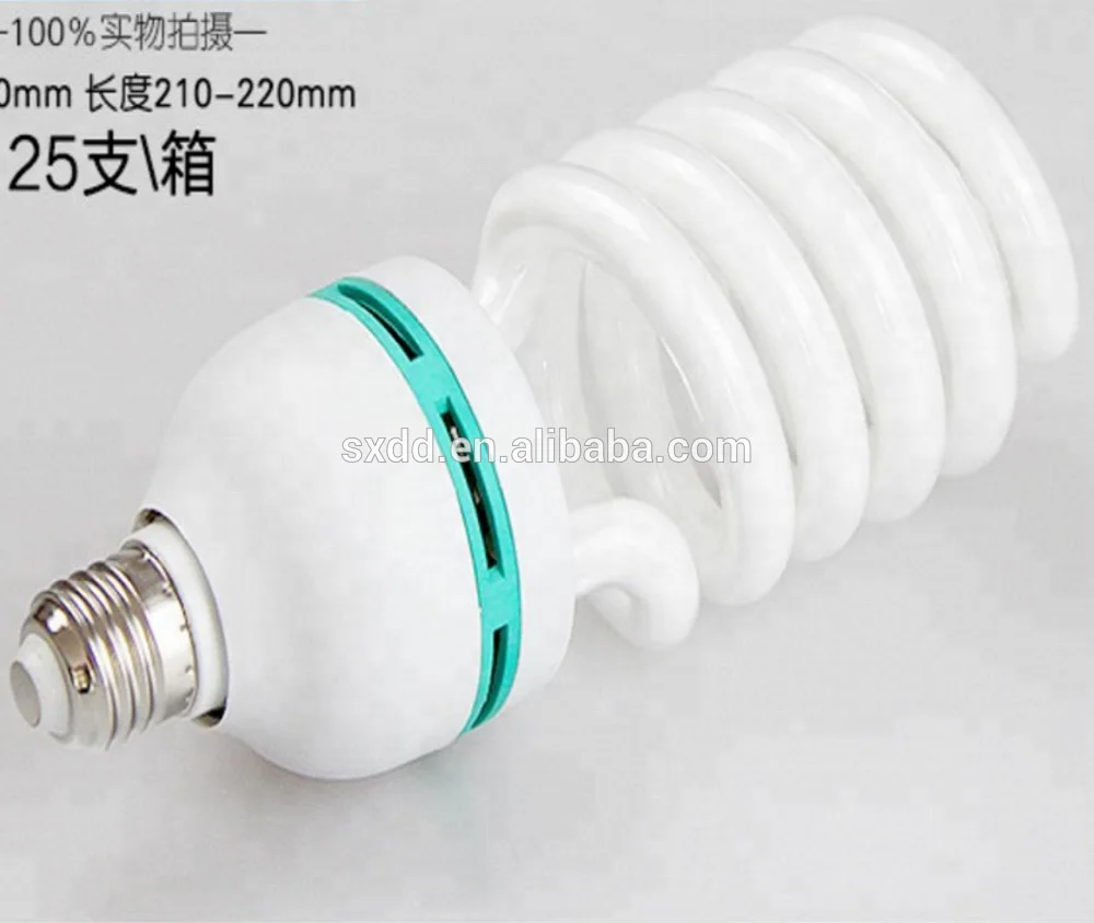 China golden suppliers Half Spiral 45W 55W 65W 85W 125W E27 B22 E40 energy saving lamp 5500K 6500K 3000K