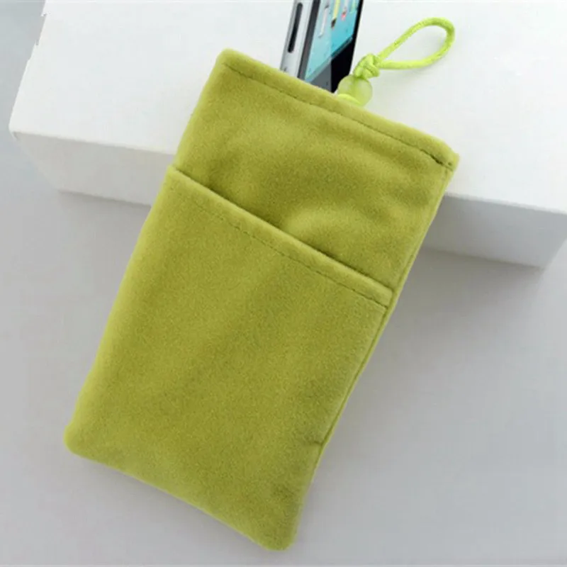 Promo Mobile phone storage bag power protection Mobile flannelette bag
