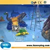 Ocean Themed TPU Soft Play Equipment Soft Climber and Slide Combined Whale Water Soft Play Systems