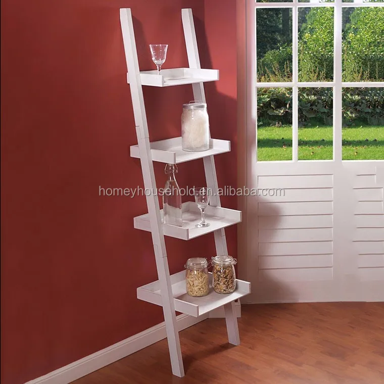 Distressed Wood Ladder Bookcase Home Furniture Unique Bookshelves Designs Buy Unique Bookshelves Designs Product On Alibaba Com