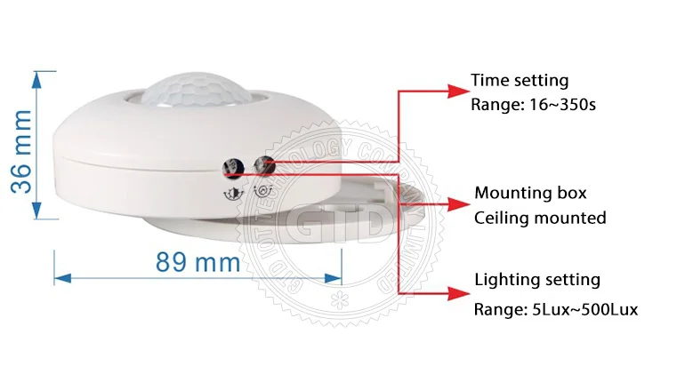 220V Best Selling PIR sensor switch Ceiling Mount, View sensor switch