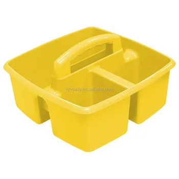 Popular Yellow 6pk Classroom Art And Supplies Caddy 3 Compartments