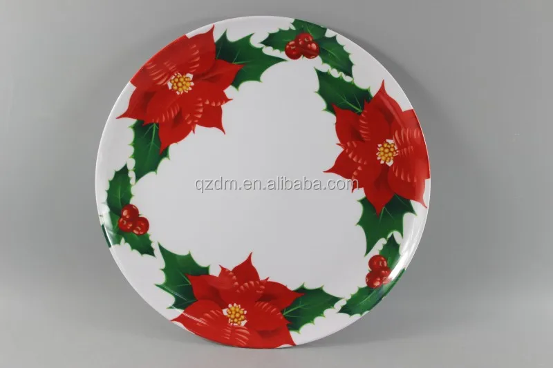 30% Melamine Christmas Plate, X'mas Dishes