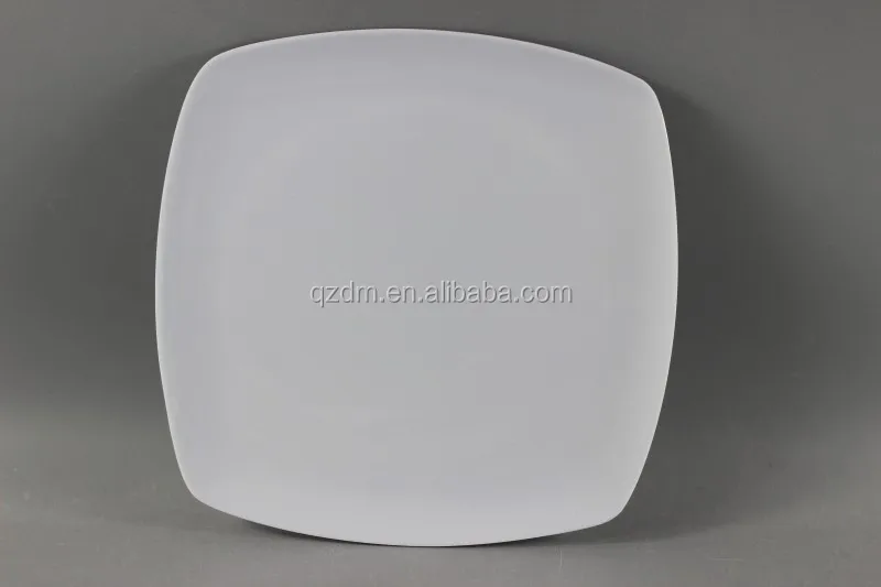 Factory Supply Melamine camping Dinner plate , Solid Color dishes