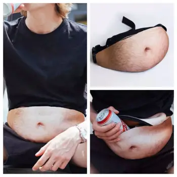 Multi Dad Bag Dadbag Bod Waist Bags Flesh Colored Beer Fat Belly Multi Dad Bag Dadbag Bod Waist Bags Flesh Colored Beer Fat Belly Pack Fun
