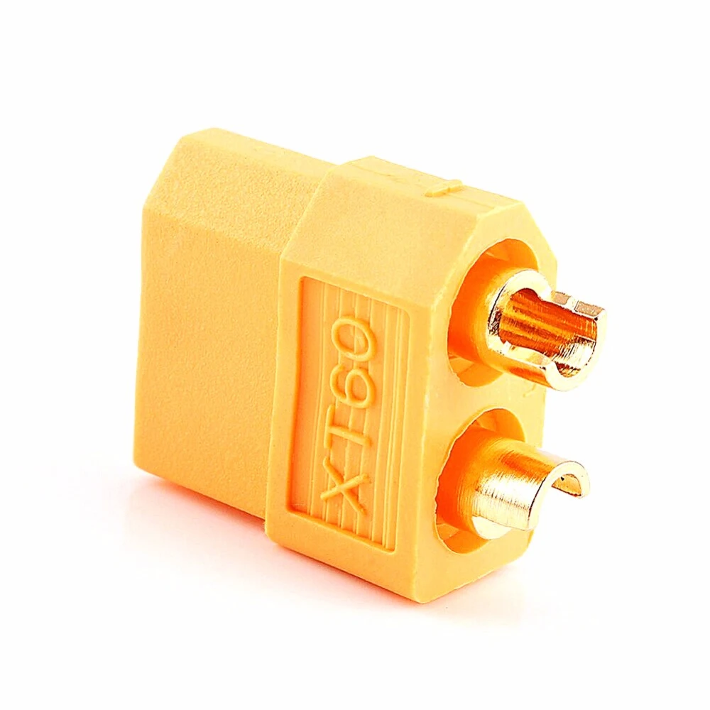 Xt60 Yellow Battery Connector Set Male Female Gold Plated Banana Plug