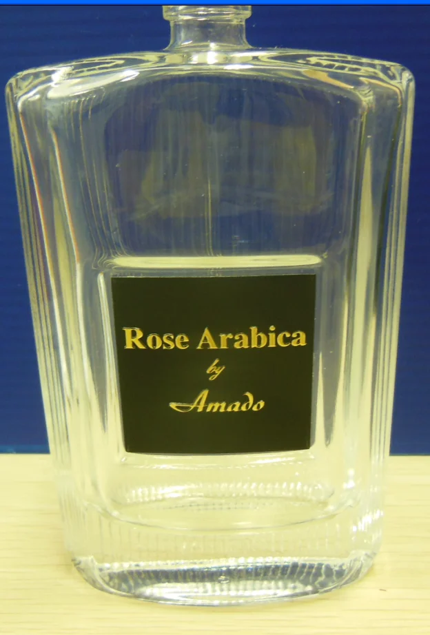 Fine Embossed Perfume Bottle Label - Buy Custom Perfume Bottle Sticker
