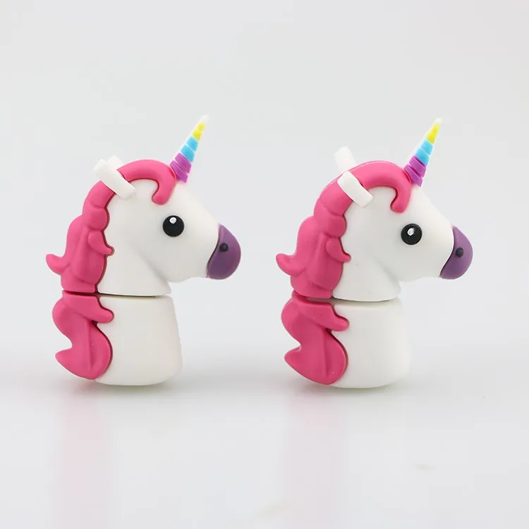 high quality PVC unicorn shape USB flash drive shape - ANKUX.COM