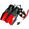 snorkel mask set adjust fin single lens diving mask dry snorkel set for adult snorkelling and diving