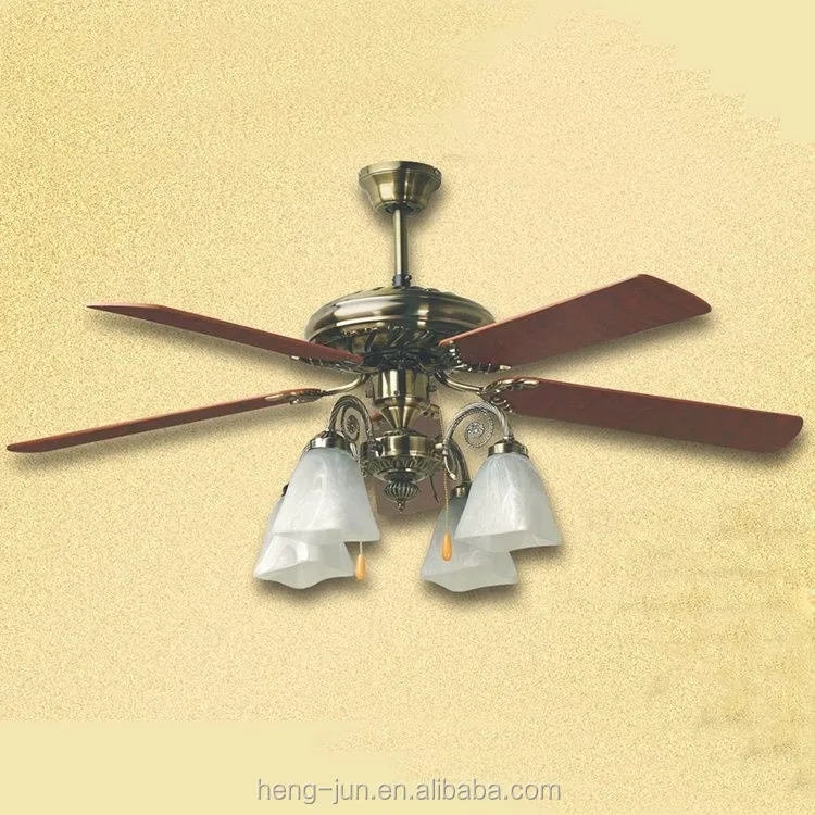New Indoor Classic Antique Decorative Ceiling Fan with Light Kit