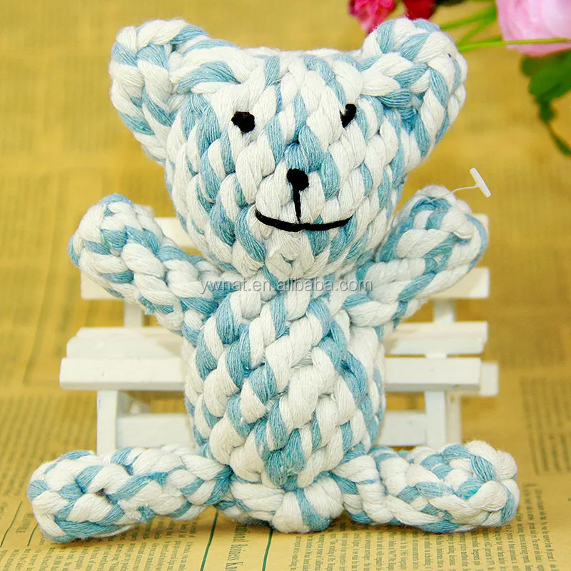 rope teddy bear dog toy