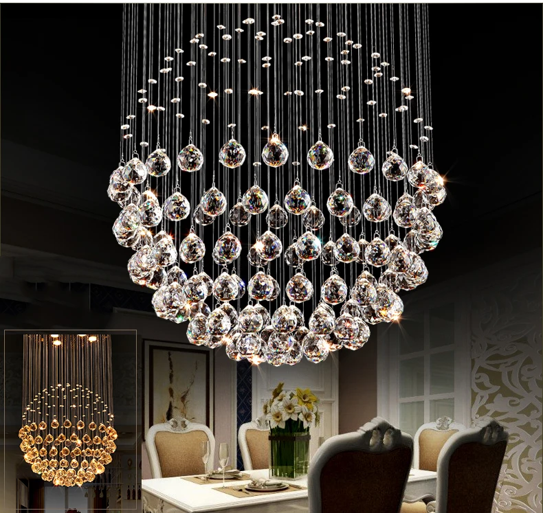 crystal chandelier ball