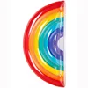 factory outlet pvc inflatable swimming pool float rainbow float/raft for summer cooling in stock