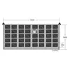 W60 economic large volume intelligent smart parcel locker with industrial mini computer system