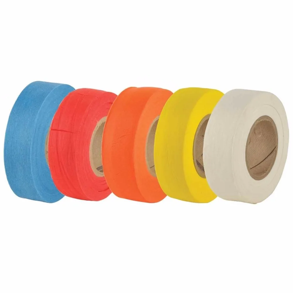 Solid Color Marking Flagging Tape With Fluorescent Buy Pvc Flagging