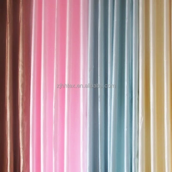 Bright Color 100 Polyester Woven Antique Satin Drapery Fabric
