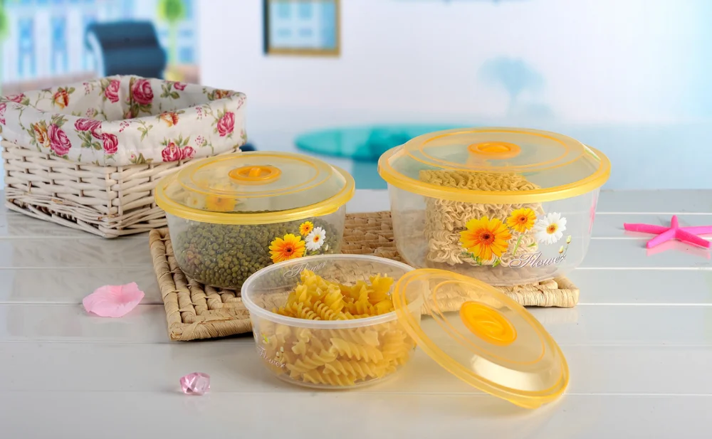 China supplier pp material 4 compartment lunch box,food storage