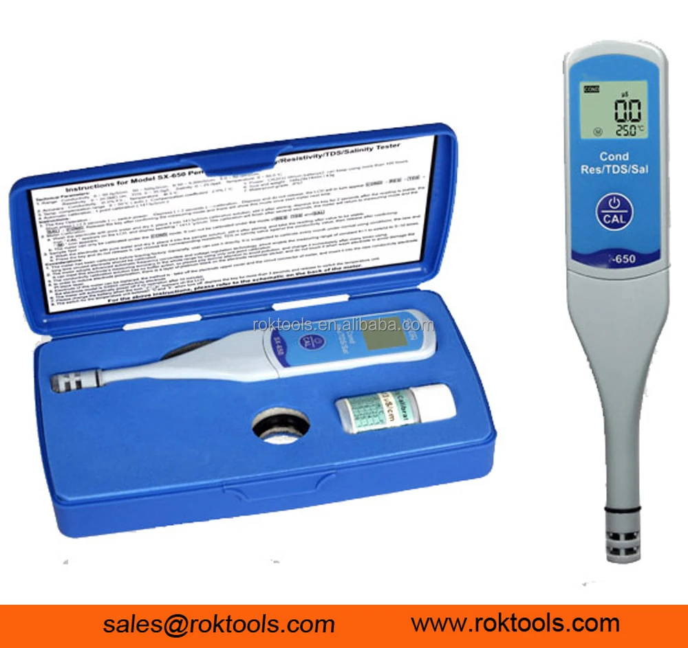 Automatic Temperature Compensation Conductivity Tds Sal.res.tester
