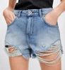 Latest fashion design ripped denim shorts women jeans short