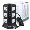 12-Outlet Surge Protector Power Strip with Right Angle Flat Plug and 5 Smart USB Ports