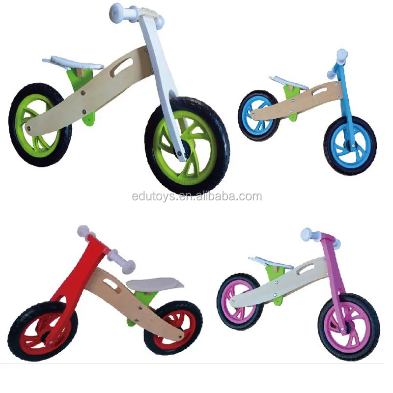 elc wooden balance bike