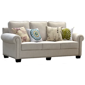 2018 New Nordic Modern Simple Wooden Sofa Set Designs Living Room