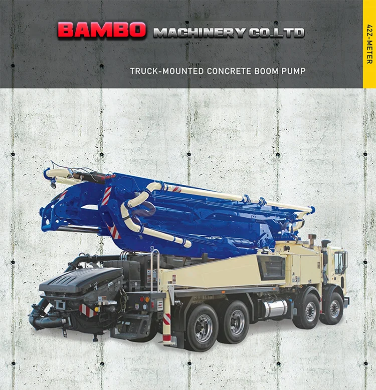 46m Concrete Boom Pump Rental And 45m Pump Truck Trucks With Remote